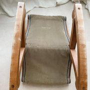 Vintage rocking footrest