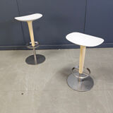 Ensemble de 6 tabourets de bar Arper, années 1990