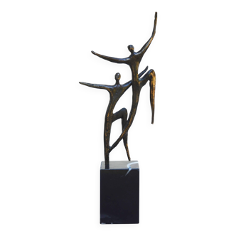 Signed bronze sculpture