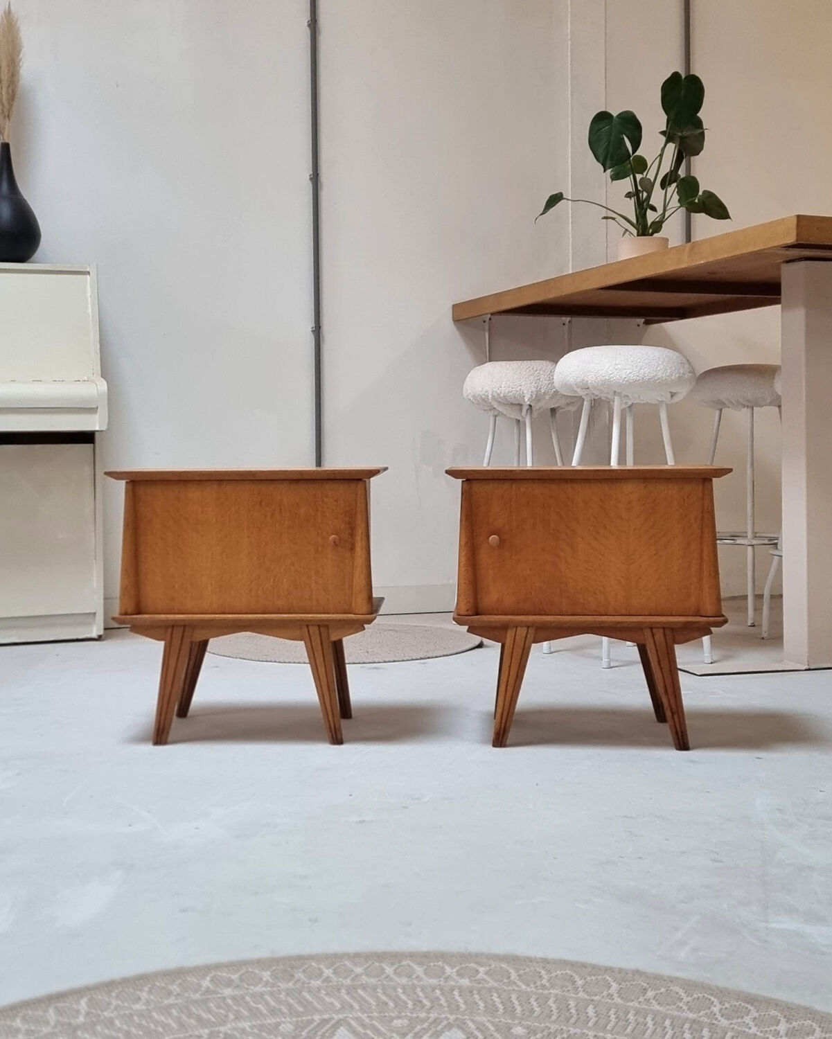 Mid-century bedside table