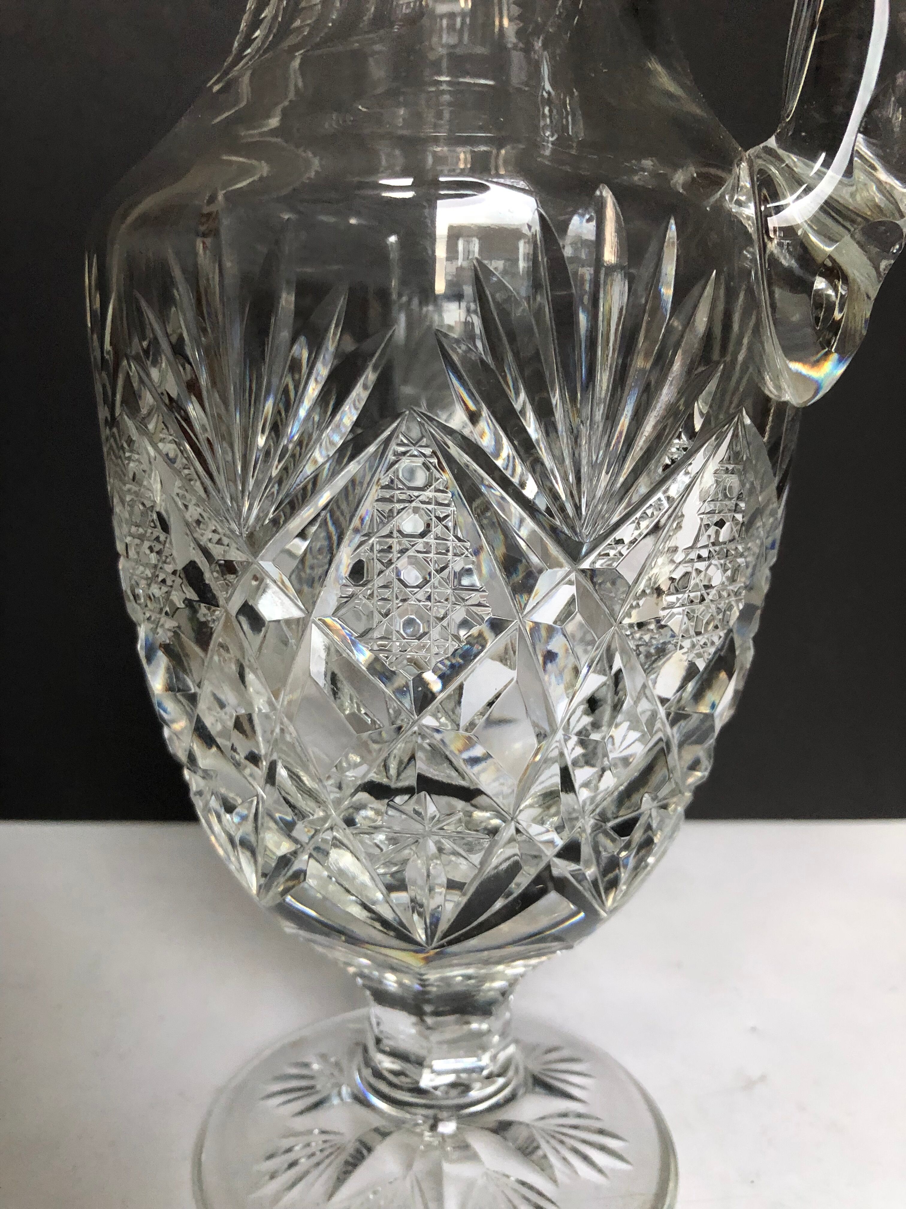 St. Louis crystal pitcher