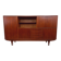 Vintage Scandinavian high sideboard in teak from the 50s and 60s