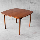 Scandinavian dining table extendable teak - 1960