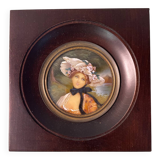 Framed portrait of a woman.