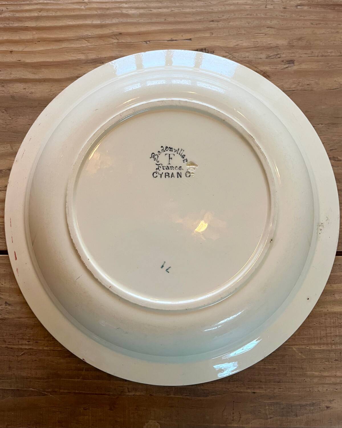 Badonviller Cyrano hollow round dish