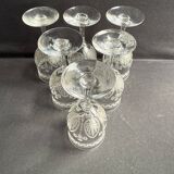 6 Wine glasses – Saint Louis Pasteur service