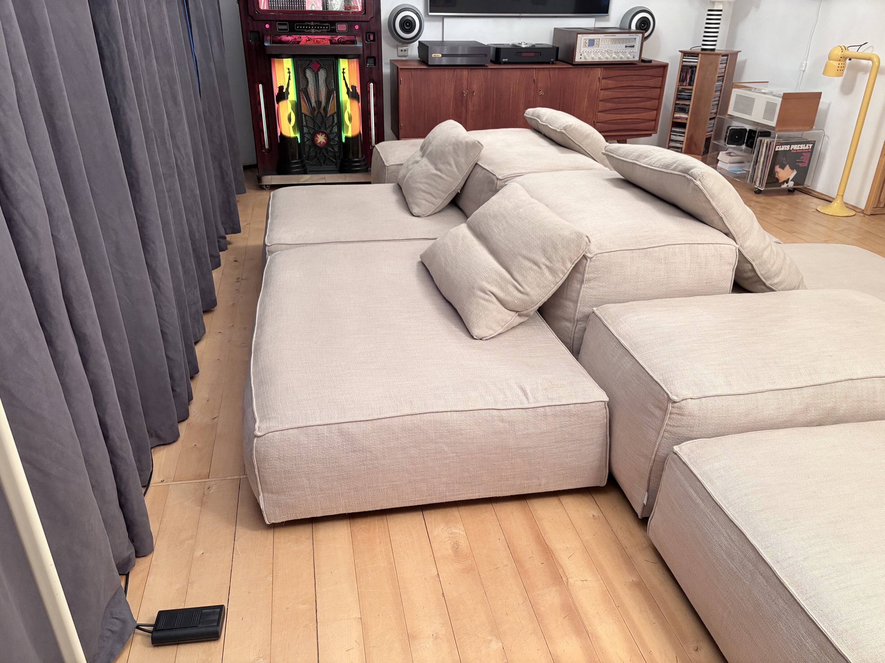 Extrasoft modular sofa designed by Piero Lissoni, Living Divani, Italy