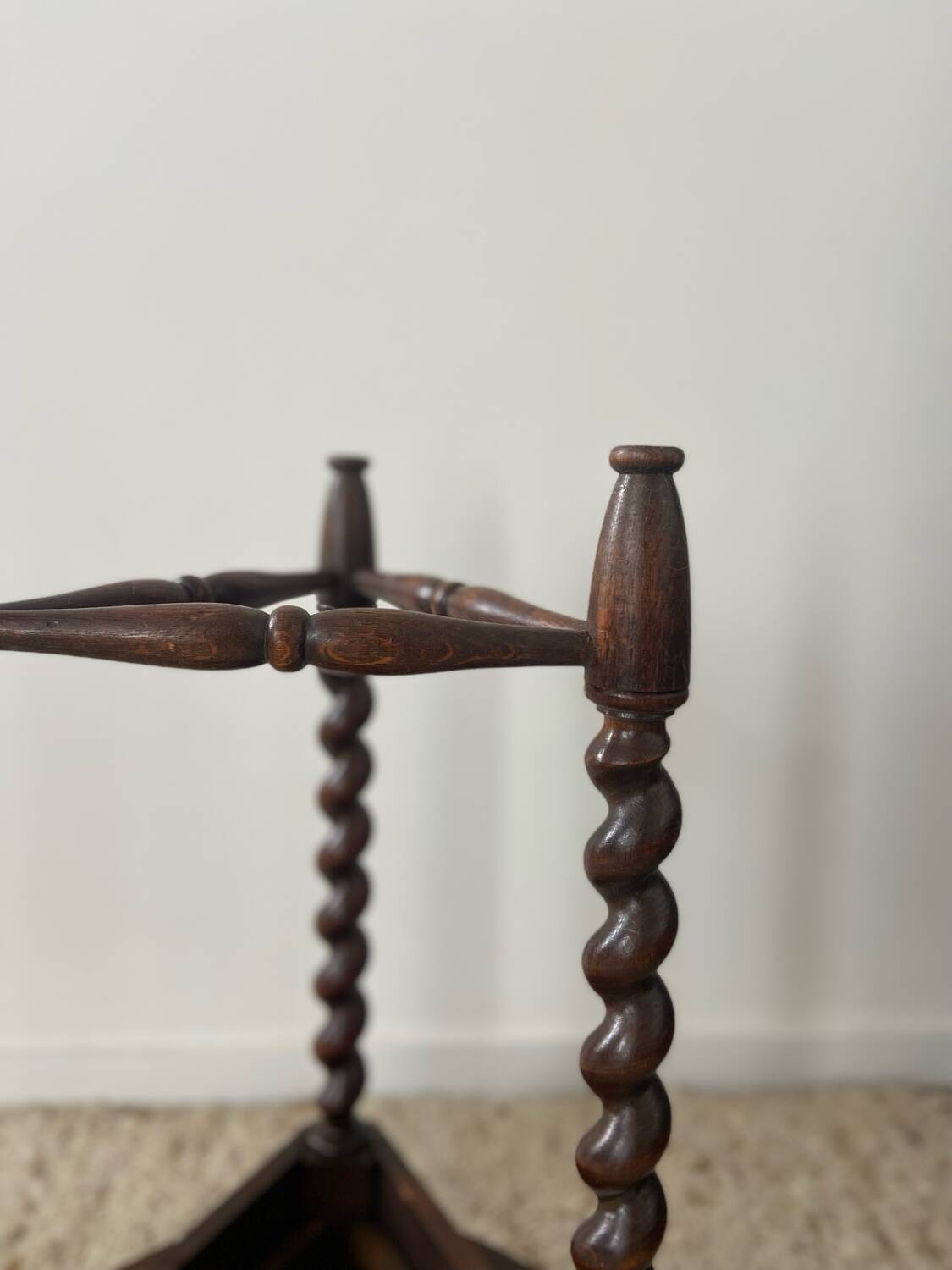 Turned wooden harness