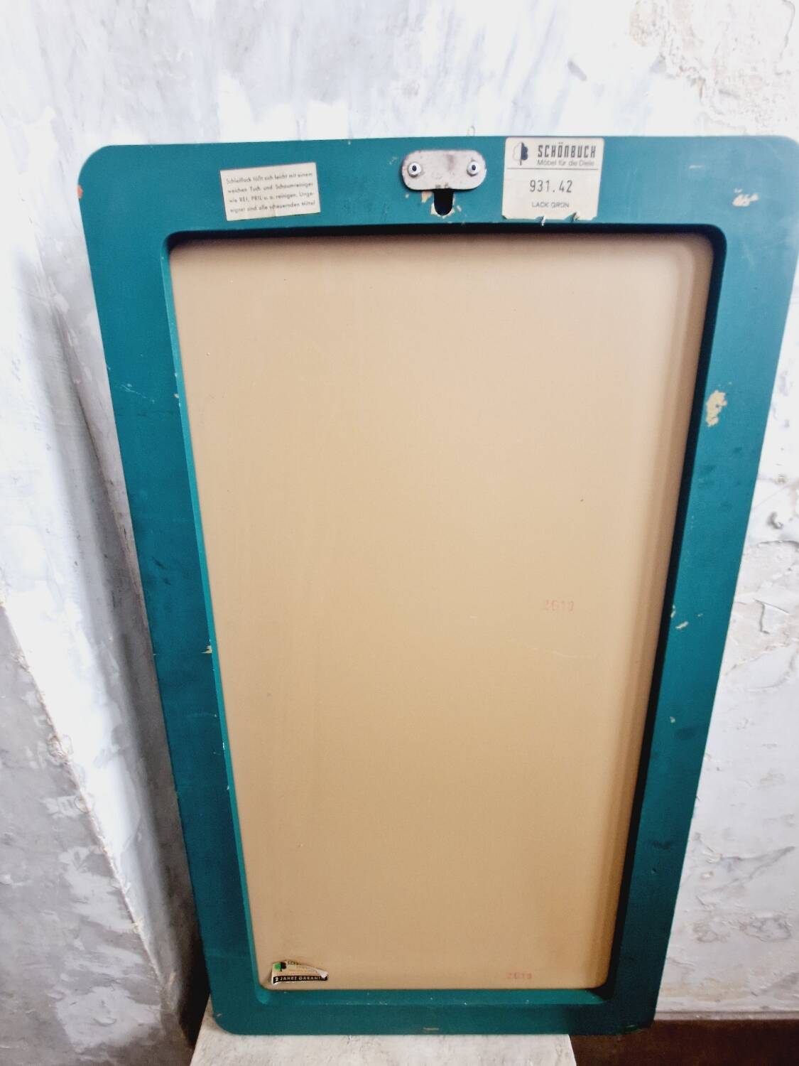 Vintage green schonbuch mirror