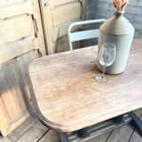 Old 50s oak bistro table