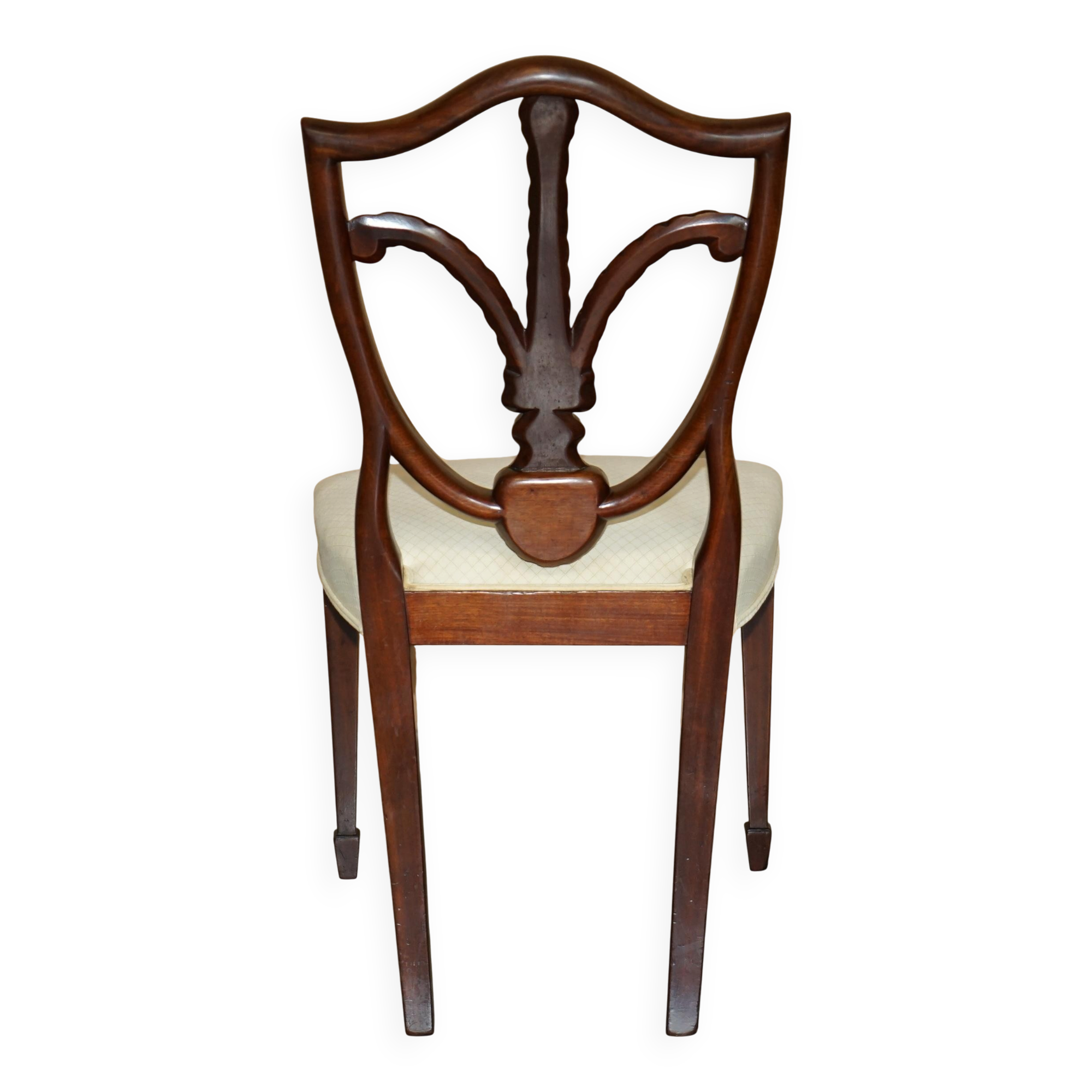 Paire de chaises d'appoint victoriennes George Hepplewhite Prince de Galles