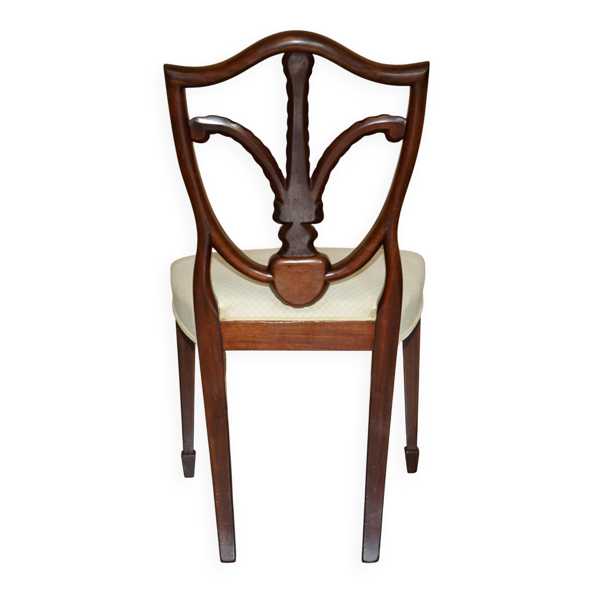 Paire de chaises d'appoint victoriennes George Hepplewhite Prince de Galles