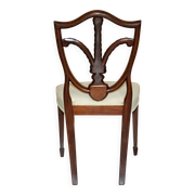 Paire de chaises d'appoint victoriennes George Hepplewhite Prince de Galles