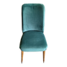 Chaise vintage scandinave vert sapin