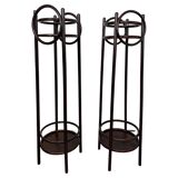 Plant supports in bent wood by Thonet