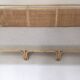 3-seater rattan and canning sofa
