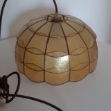 Mother-of-pearl and brass suspension