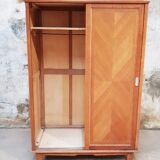 Vintage wardrobe with sliding doors
