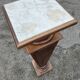 Large wooden and marble column/sheath