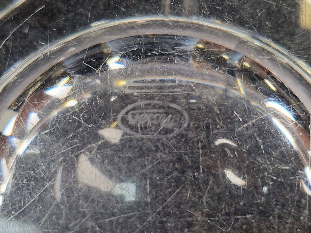 Art Nouveau Crystal Ashtray from Moser, 1940s