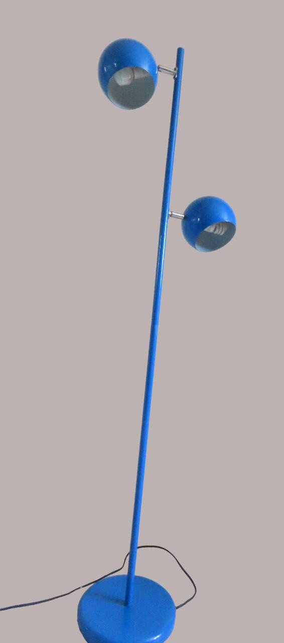 Vintage Eyeball Space Age Spot Light Blue Ball