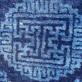 Tapis chinois ancien fait main 70x131 cm