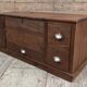 banc - coffre en teck birman