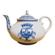 Vintage Portuguese hand painted teapot