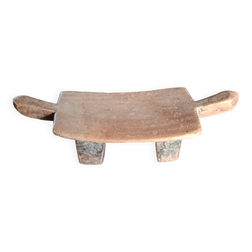 Tabouret africain en bois sculpté, probablement Lobi – Burkina Faso
