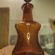 Vase Carafe whisky verre souffle brun