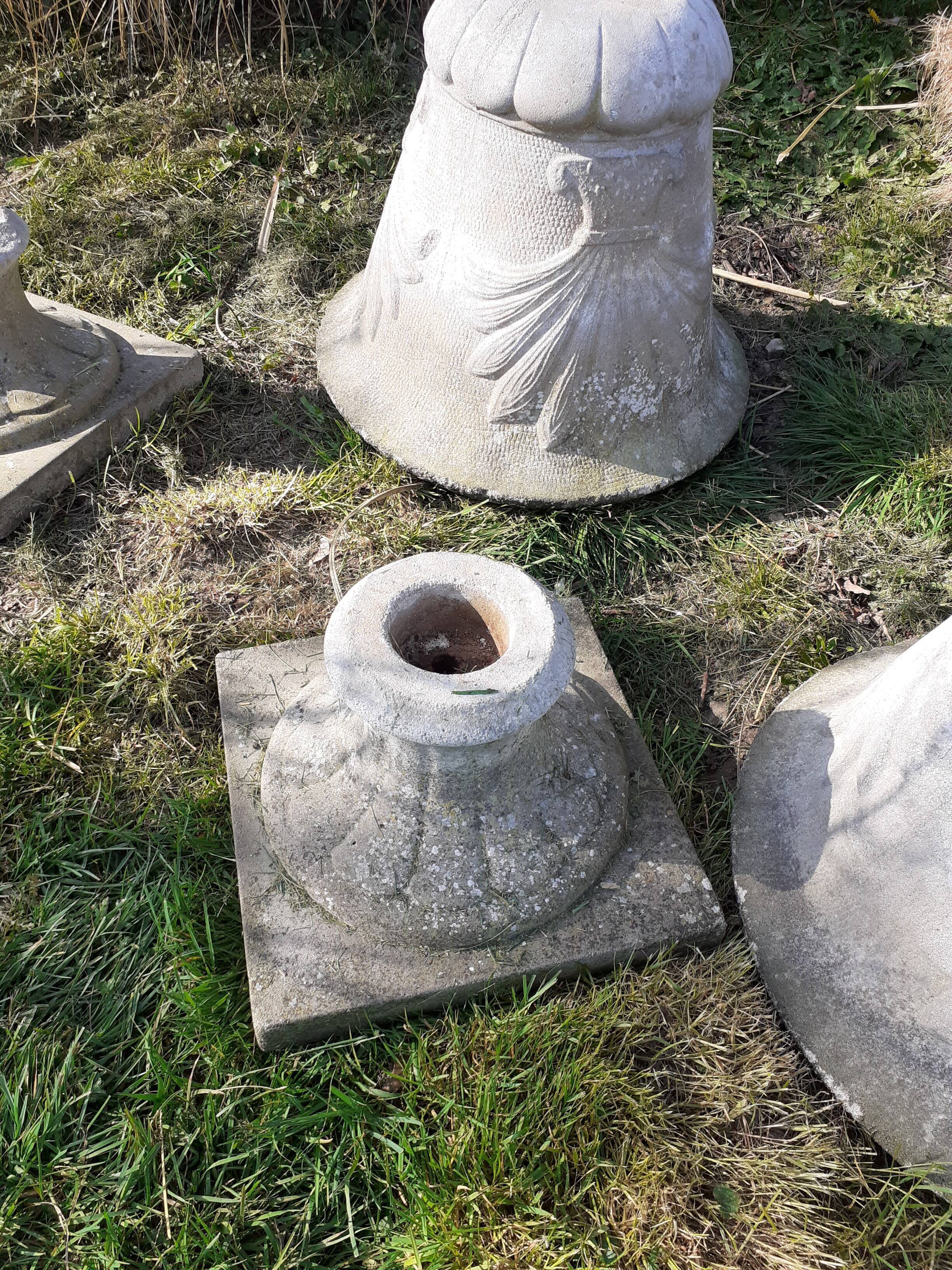 Pair of medieval stone planters