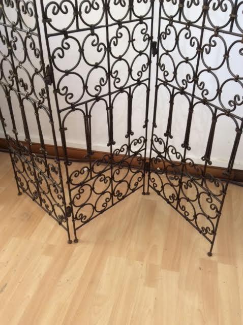 Wrought iron screen