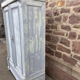 Armoire alsacienne Rustique fin 19 Eme sapin Peint