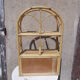 Wall or standing rattan shelf