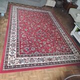 Rug Machine made rectangular Belgium 1990