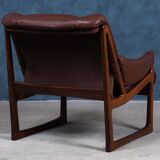 Mid-Century Armchairs in Rosewood by Torbjørn Afdal for Nesjestranda Møbelfabrikk, 1960s, Set of 2