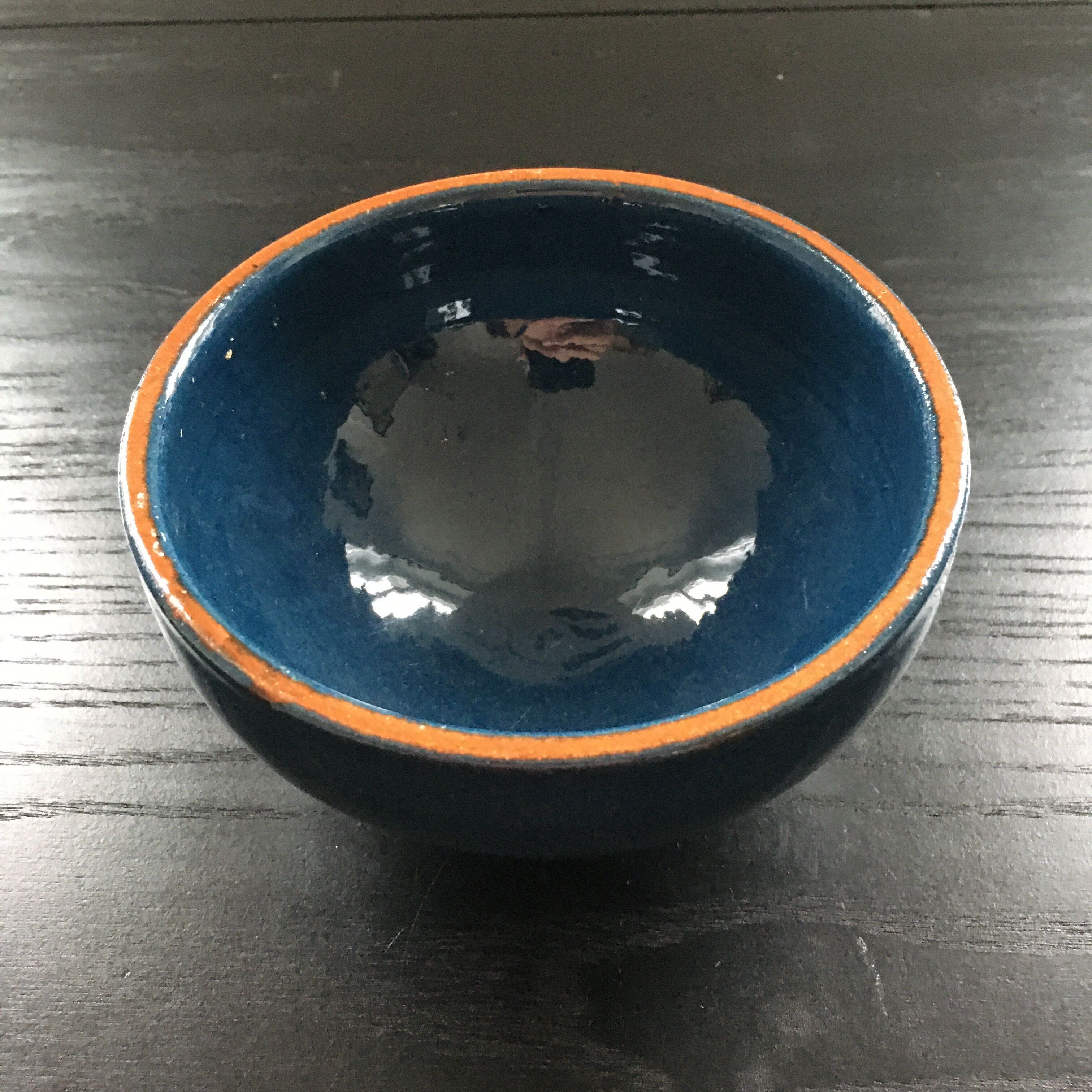 Blue handmade bowl