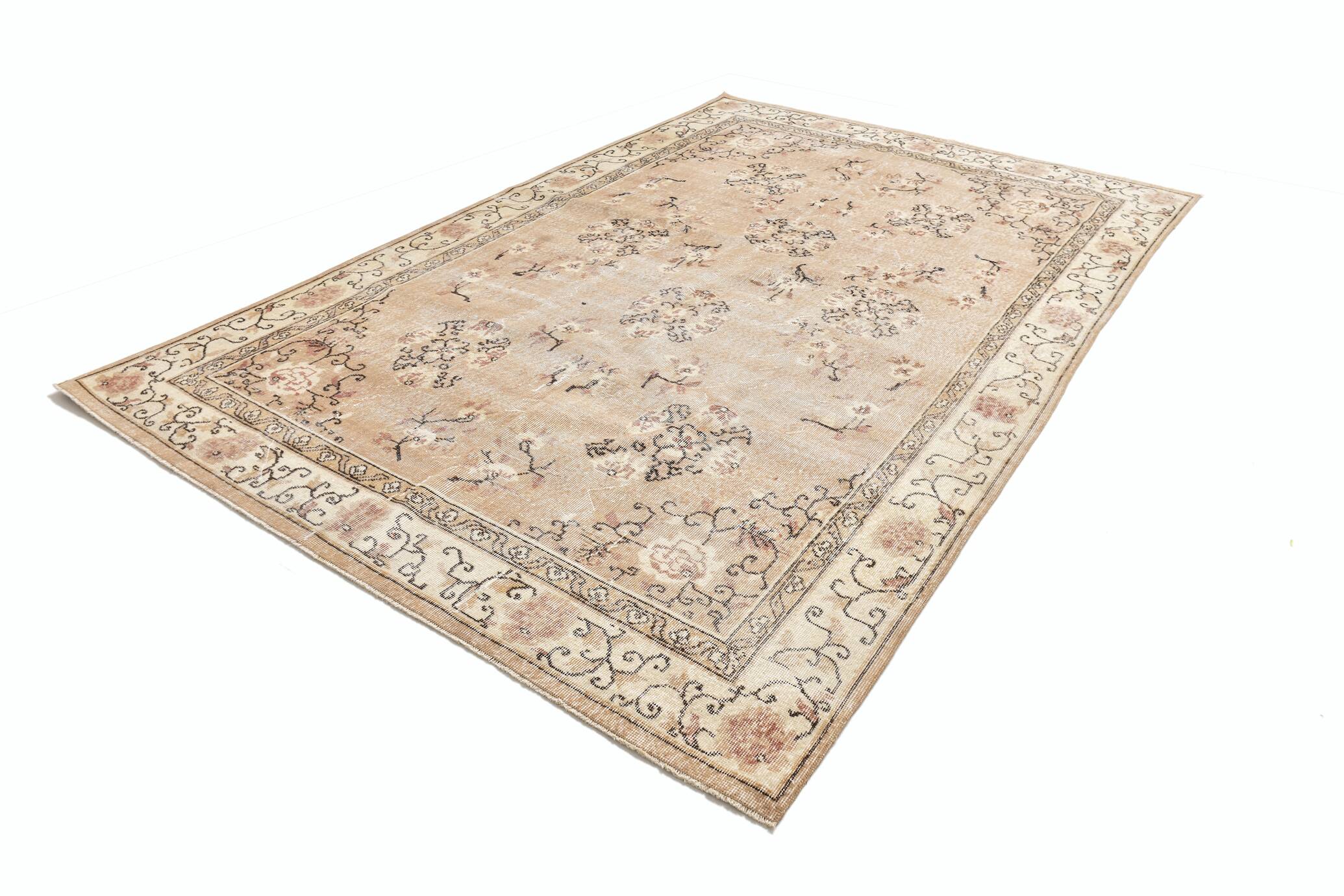Tapis vintage floral turc