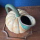 Rare "pumpkin" pitcher by Louis Lourioux. Art Nouveau period.