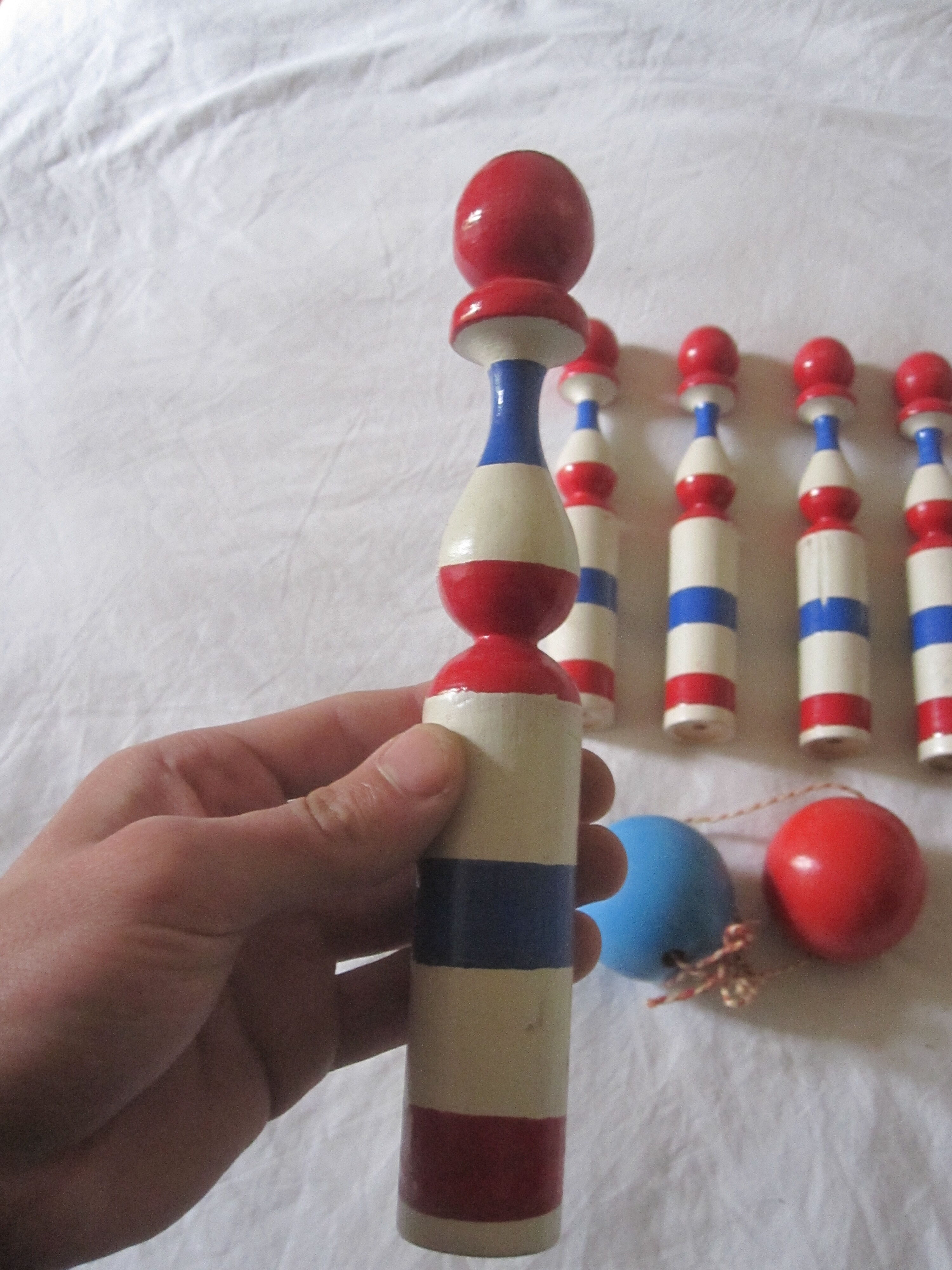 ancient game of wood keel