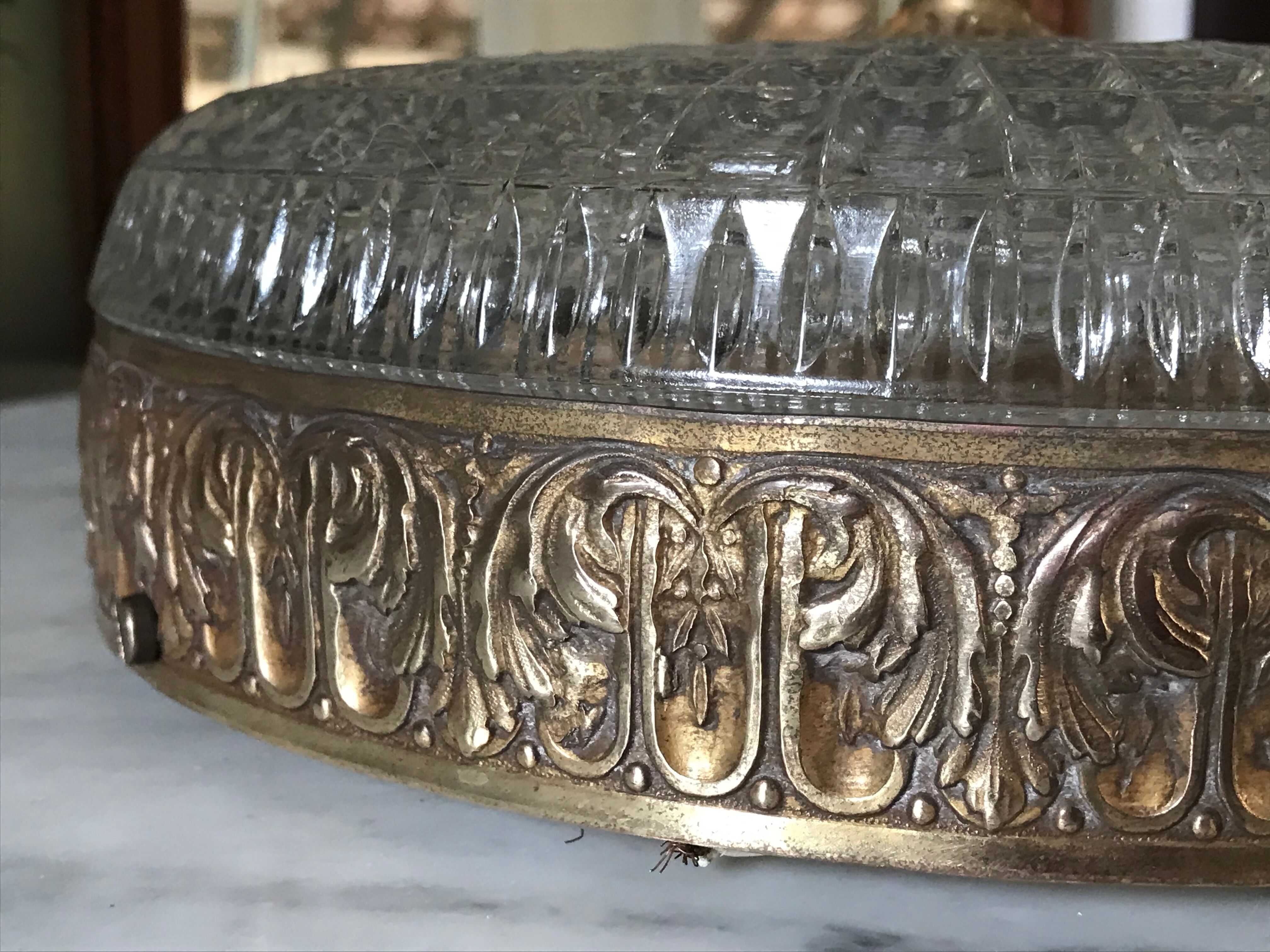 Bronze and glass ceiling