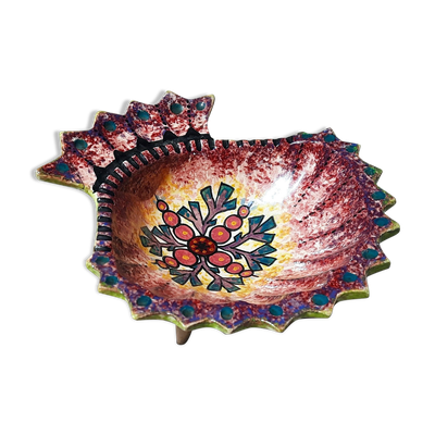 Vide poche saint jacque Paul Fouillen faience de Quimper