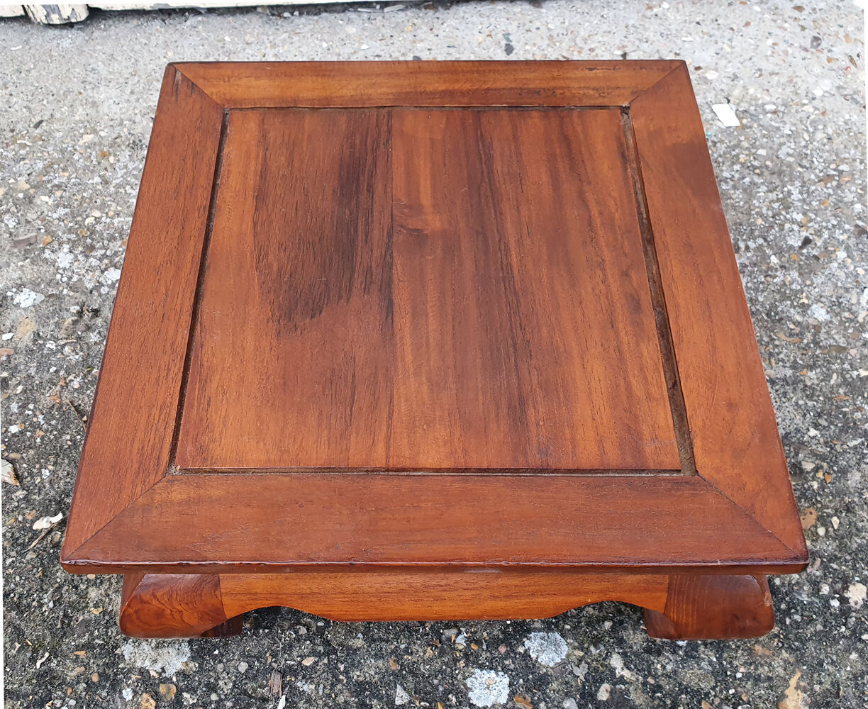 Opium coffee table, solid wood, vintage 80s