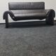 Vintage Swiss 2 seater leather sofa by De Sede model DS 2011