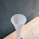 Vintage Italian White Nude Pink Opaline Soliflore Vase