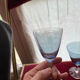 Set of 7 iridescent glasses