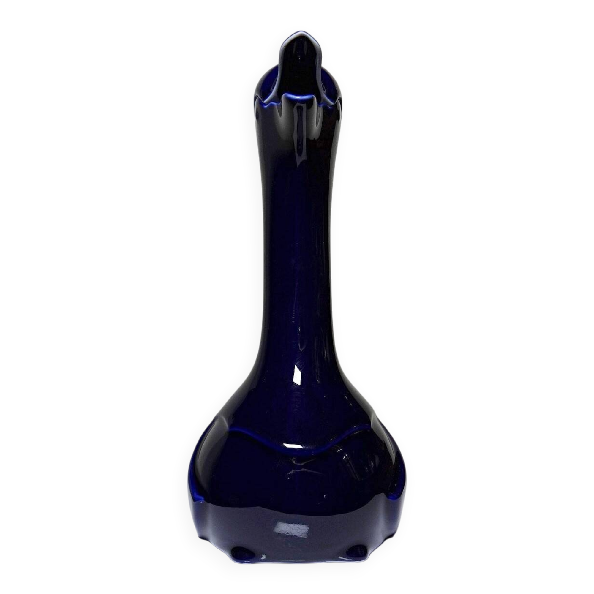 Fine white Limoges porcelain carafe, modeled after Sandoz Haviland