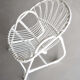 Paire de fauteuils rotin