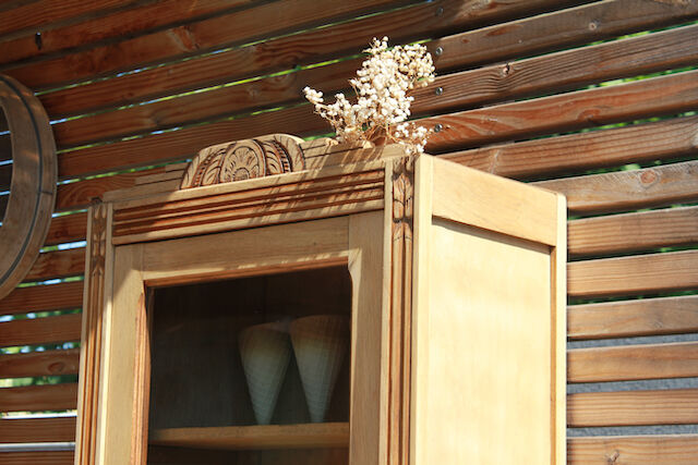 Art Deco oak hosiery