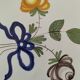Pair of antique hand-painted plates